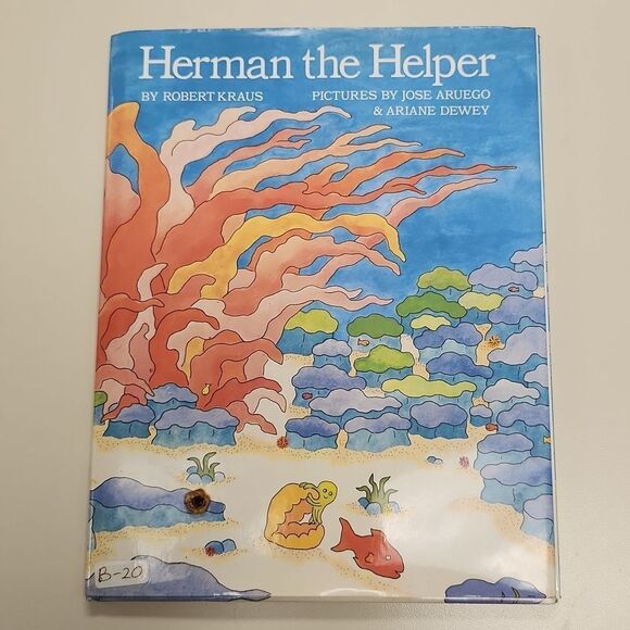 Herman the Helper Book by Robert Kraus 1974 - Picture 1 of 6
